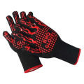 Factory Price Aramid Oven Mitts, 500 Degrees Extreme Heat Resistant BBQ Grill Oven Gloves